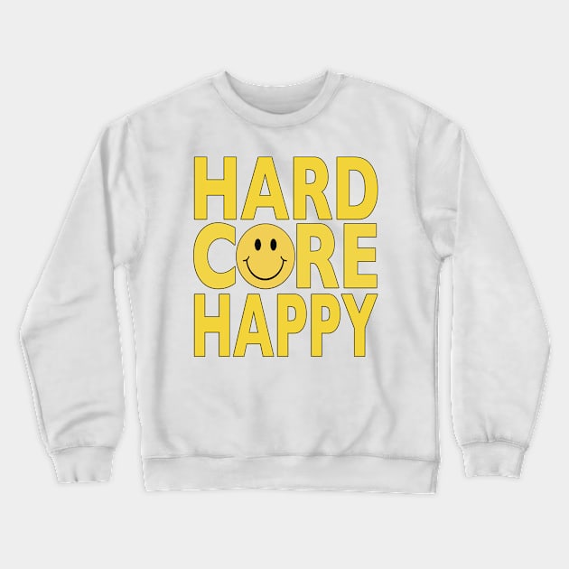 Happy Hardcore Acid House Ravers Crewneck Sweatshirt by RuftupDesigns